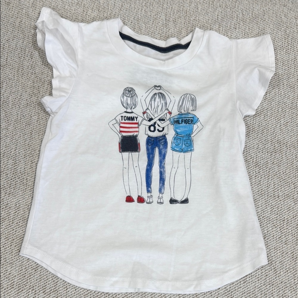 Tommy Hilfiger White Short Sleeve Tee